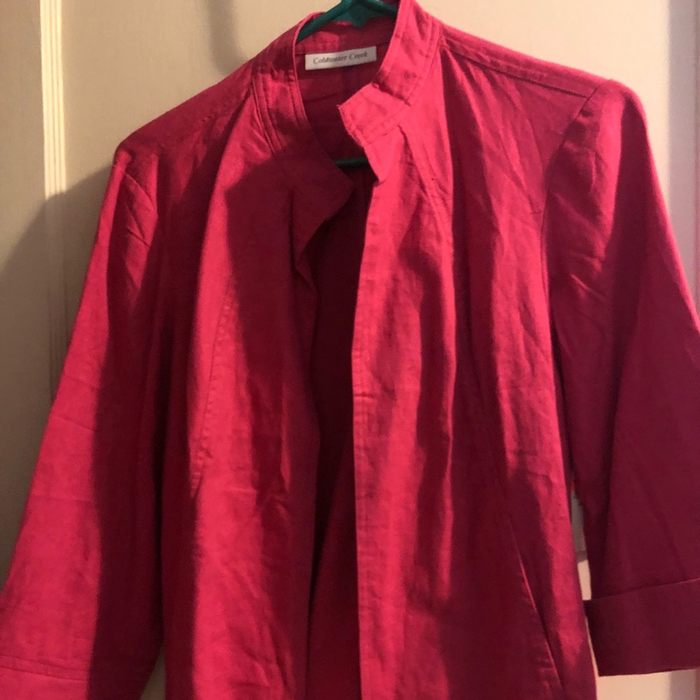 Cold water Creek Linen Blazer/Jacket